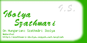 ibolya szathmari business card